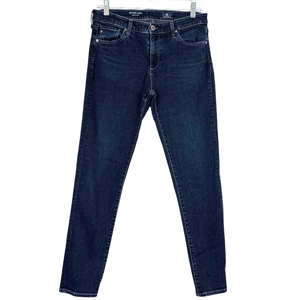AG Adriano Goldschmied Prima Ankle Cigarette Jeans Women’s 28R Dark Wash